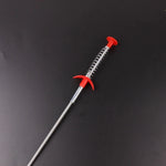 Handbürste aus Metall mit Drahtgriff zur Reinigung von Küchenspülen und Abflussrohren, 60 cm