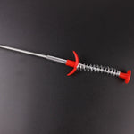 Handbürste aus Metall mit Drahtgriff zur Reinigung von Küchenspülen und Abflussrohren, 60 cm