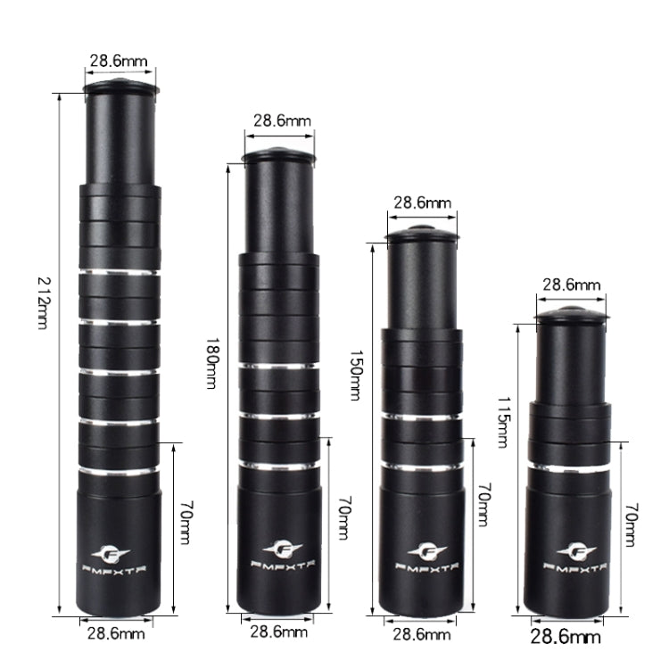 FMFXTR Mountainbike Lenker Aluminiumlegierung Höhenversteller, 8,5cm Schwarz, 8,5cm Rot, 8,5cm Blau, 11,4cm Schwarz, 11,4cm Rot, 11,4cm Blau, 14,4cm Schwarz, 14,4cm Rot, 14,4cm Blau, 17,5cm Schwarz, 17,5cm