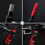 FMFXTR Mountainbike Lenker Aluminiumlegierung Höhenversteller, 8,5cm Schwarz, 8,5cm Rot, 8,5cm Blau, 11,4cm Schwarz, 11,4cm Rot, 11,4cm Blau, 14,4cm Schwarz, 14,4cm Rot, 14,4cm Blau, 17,5cm Schwarz, 17,5cm