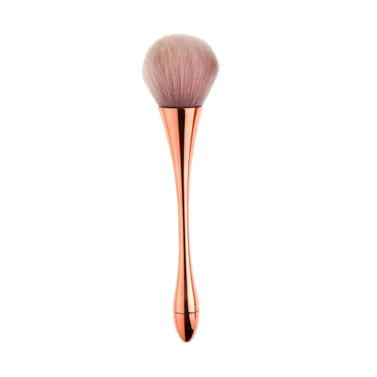 Nagelstaub-Reinigungsbürste Nagelglitzer-Entferner UV-Gel-Puder-Entfernung Acrylnagelbürsten Manikürewerkzeuge, Roségold, Roségoldfarbene Haare, Rot, Rosa Kleine Taille, Schwarz Kleine Taille, Farbverlauf