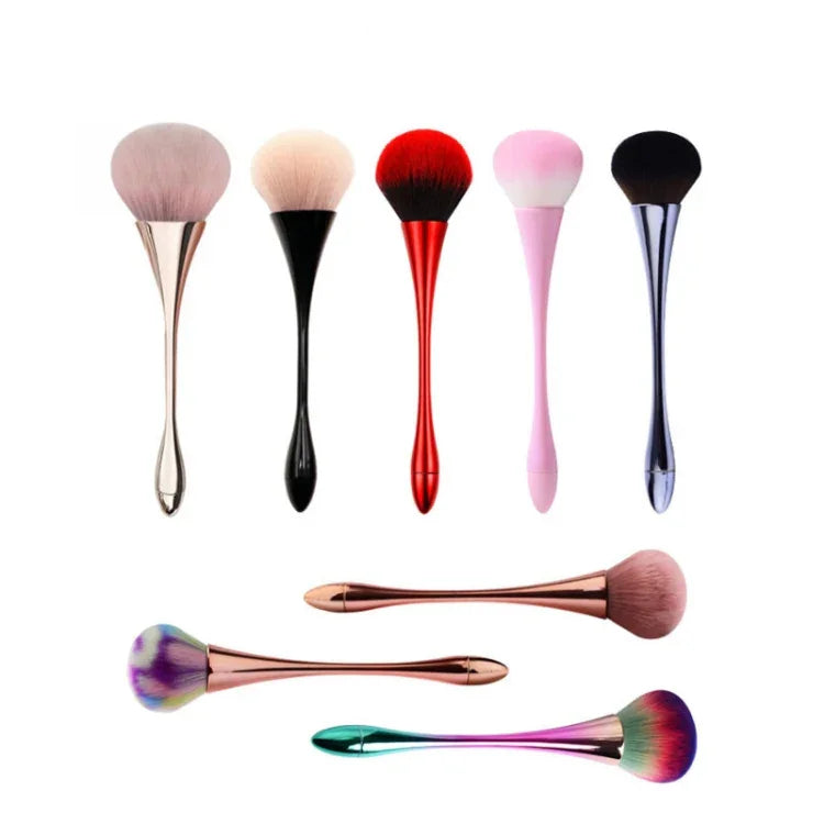 Nagelstaub-Reinigungsbürste Nagelglitzer-Entferner UV-Gel-Puder-Entfernung Acrylnagelbürsten Manikürewerkzeuge, Roségold, Roségoldfarbene Haare, Rot, Rosa Kleine Taille, Schwarz Kleine Taille, Farbverlauf