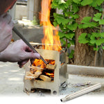 2 STK. Outdoor-Camping-Feuerwerkzeug Edelstahl-Gebläse Picknick-Barbecue-Grillwerkzeug Ausziehbare Lötlampe, 5 Abschnitte (2 STK.), 6 Abschnitte (2 STK.), 8 Abschnitte (2 STK.)