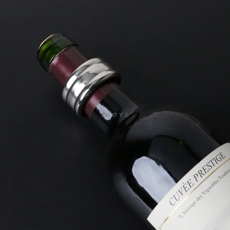 5 Stk. Edelstahl Rotwein Stoppring, Wein Stoppring
