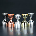 Edelstahlweinmaß Unzenbecher Mischmessbecher, Roségold, Rotguss, Tyrannengold, Spiegellicht