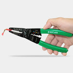 8 Zoll Multifunktionale Kabelisolationsschneidezange Drahtabisolierzange Elektriker Reparaturwerkzeug, 8 Zoll Abisolierzange