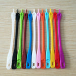 12 Stk. / Set Weinglas Erkenner Kreativer Silikon Weinglas Marker, Schnur