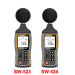 SNDWAY Handheld hochpräzises Geräusch-Dekibel-Messgerät, SW523, SW524 (Speicher+USB-Kommunikation)