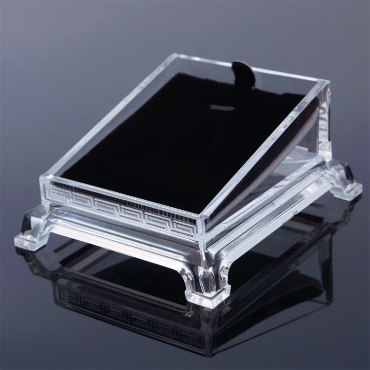 Transparente Acryl Schmuck Armband Uhren Display Platte Präsentationshalter Tablett Gestell