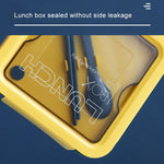 Lunchbox Einfach Versiegelt Auslaufsicher Fach Lunchbox, Farbe zufällige Lieferung