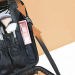 Make-up-Tasche Stickerei Maniküre Tragbarer Klappkasten Werkzeugkasten, Groß
