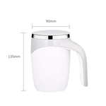 Elektrischer Rührbecher Milchshake Kaffee Rührbecher, Elektrisch (Weiß), Elektrisch (Braun)