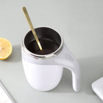 Elektrischer Rührbecher Milchshake Kaffee Rührbecher, Elektrisch (Weiß), Elektrisch (Braun)