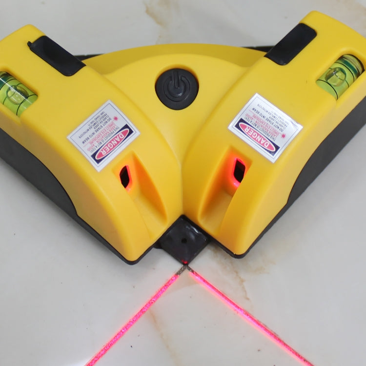 Rechter Winkel 90 Grad Laserwasserwaage Kreuzlinien Fliesen Nivellierlaser Strahl Messwerkzeug, 90 Grad Laserwerkzeug