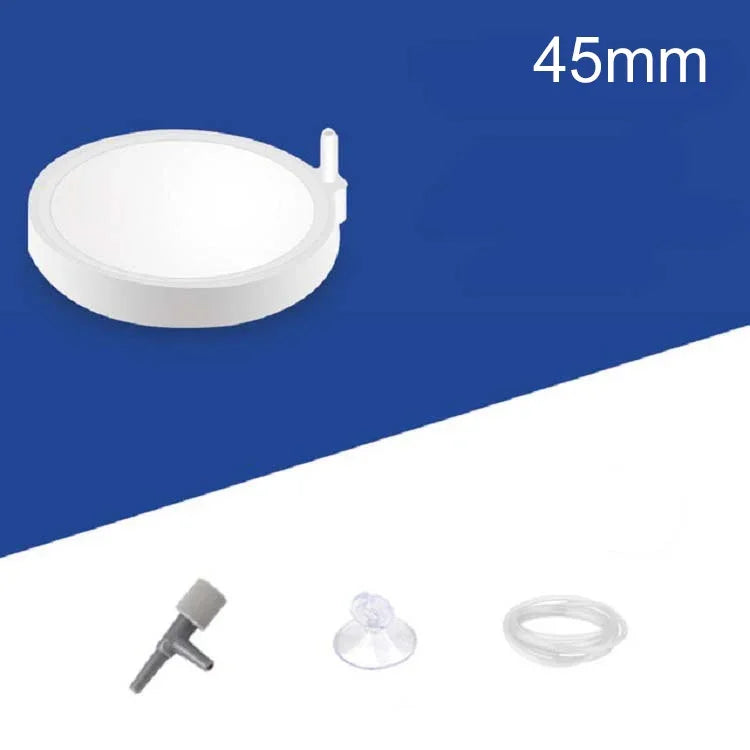 Nano Air Disk Stein Aquarienblasen-Sauerstoffpumpe Luftverfeinerer, 45mm, 50mm, 100mm, 150mm, 200mm
