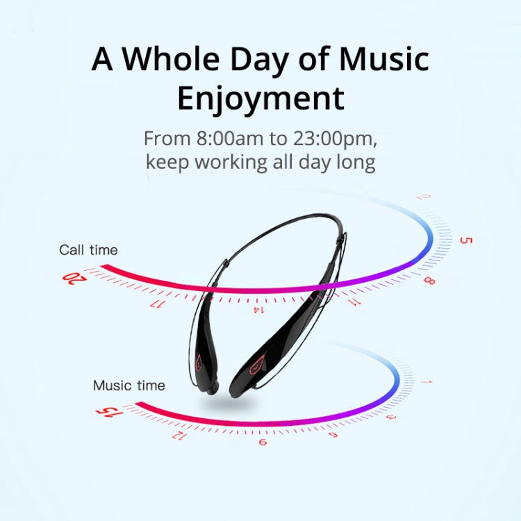 Große Kapazität Akku Freisprech Sport Kabellose Bluetooth Stereo Ohrhörer mit Mikrofon