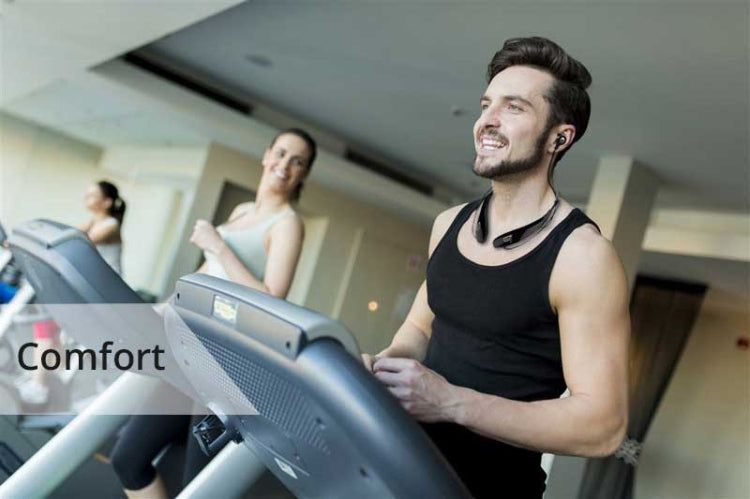 Große Kapazität Akku Freisprech Sport Kabellose Bluetooth Stereo Ohrhörer mit Mikrofon