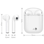 I7s Binaurales Kabelloses Bluetooth Headset TWS Ohrhörer mit Ladebox Verchromt