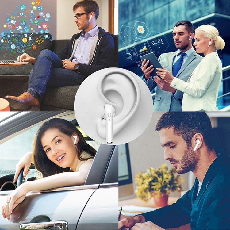 I7s Binaurales Kabelloses Bluetooth Headset TWS Ohrhörer mit Ladebox Verchromt
