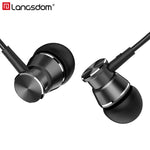 Langsdom M305 Bass Ohrhörer für Telefon 3,5mm In-Ear Metall Ohrhörer mit HD Mikrofon Ohrstöpsel für xiaomi iPhone Samsung