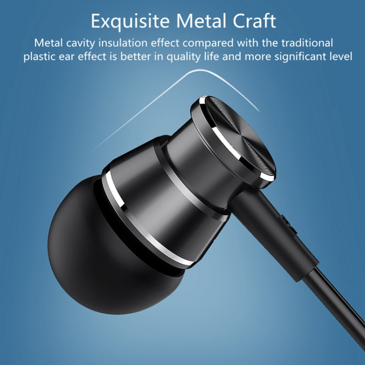 Langsdom M305 Bass Ohrhörer für Telefon 3,5mm In-Ear Metall Ohrhörer mit HD Mikrofon Ohrstöpsel für xiaomi iPhone Samsung