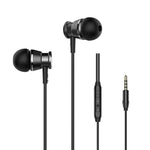 Langsdom M305 Bass Ohrhörer für Telefon 3,5mm In-Ear Metall Ohrhörer mit HD Mikrofon Ohrstöpsel für xiaomi iPhone Samsung