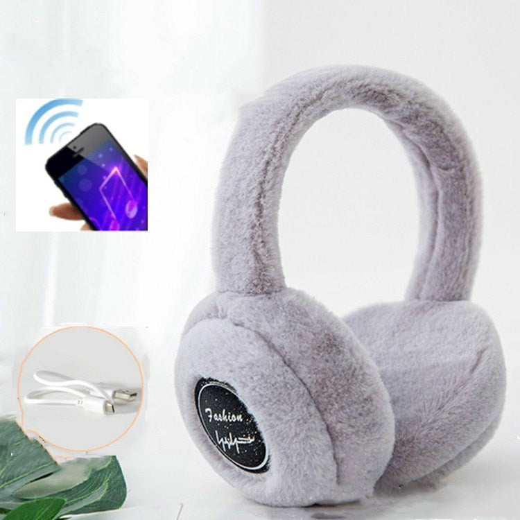 Bluetooth-Ohrenschützer, Winter-Plüsch, winddicht, für Damen und Herren