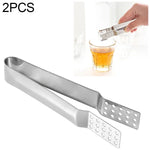 2 Stück Edelstahl-Teebeutelclips, widerstandsfähige Teebeuteldrücker, Teebeutelclips