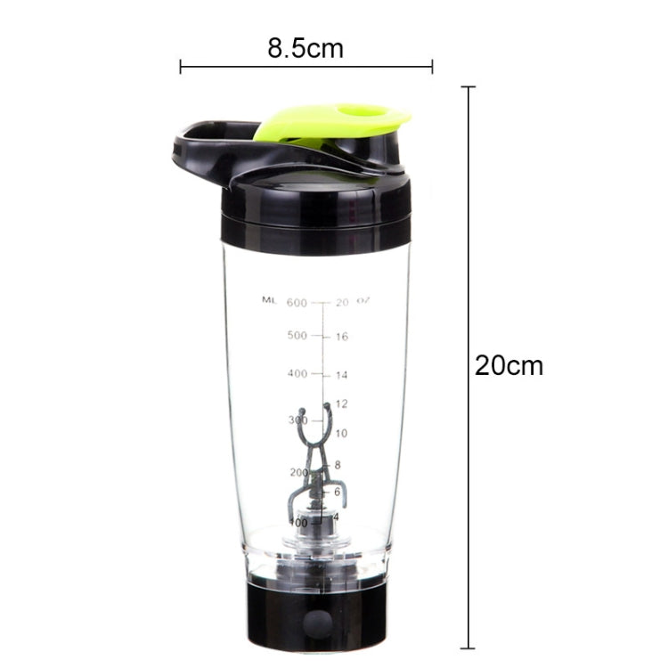 600ML Mixer Wasserflasche Tragbarer elektrischer Protein-Automatik-Kaffee-Milchbecher