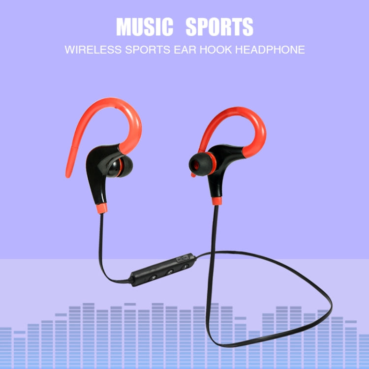 AiWei BT-01 Kabelloser Bluetooth Ohrhörer mit Mikrofon-Haken Sport-Ohrhörer