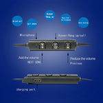 AiWei BT-01 Kabelloser Bluetooth Ohrhörer mit Mikrofon-Haken Sport-Ohrhörer