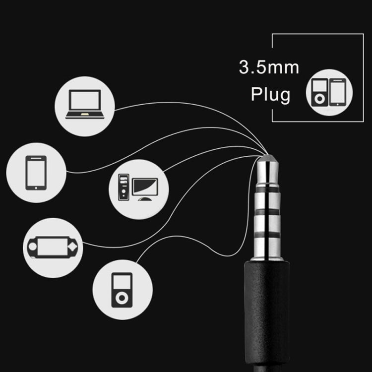 3,5mm Kabelgebundene Kopfhörer Freisprech-Headset In-Ear Ohrhörer Ohrstöpsel mit Mikrofon für Xiomi iPhone MP3 Player Laptop