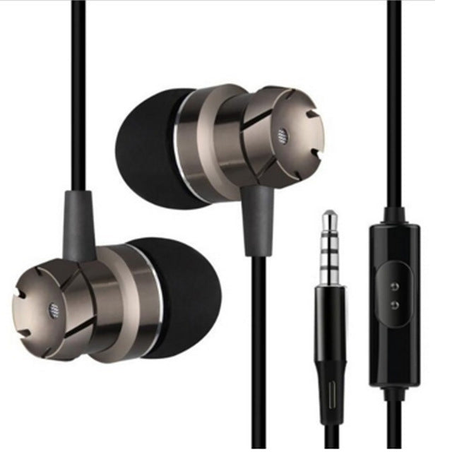 3,5mm Kabelgebundene Kopfhörer Freisprech-Headset In-Ear Ohrhörer Ohrstöpsel mit Mikrofon für Xiomi iPhone MP3 Player Laptop