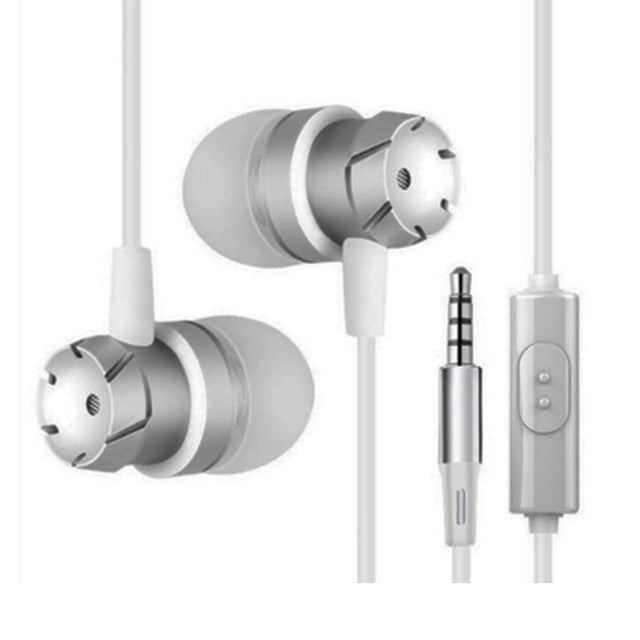 3,5mm Kabelgebundene Kopfhörer Freisprech-Headset In-Ear Ohrhörer Ohrstöpsel mit Mikrofon für Xiomi iPhone MP3 Player Laptop
