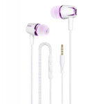 3,5mm Kabelgebundene Ohrhörer Ohrstöpsel Stereo Sound Metall Bass Headset mit Mikrofon für Smartphone