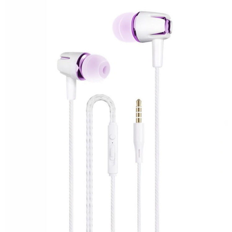 3,5mm Kabelgebundene Ohrhörer Ohrstöpsel Stereo Sound Metall Bass Headset mit Mikrofon für Smartphone
