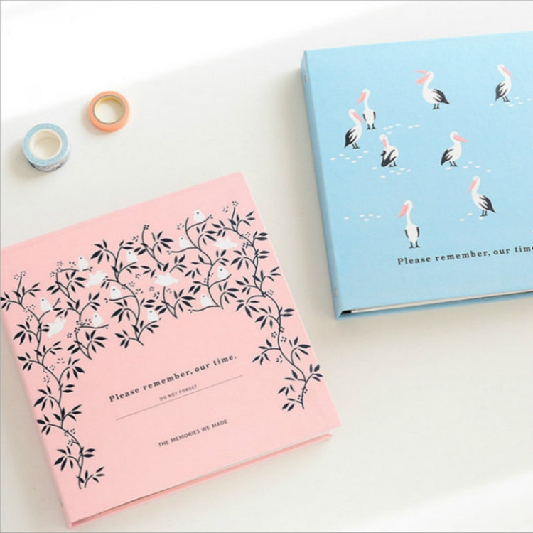 DIY-Fotoalbum zum Selbstgestalten, selbstklebend, lose Blätter, He Finch, Pelican, Yellow Pear, Pink Flamingo