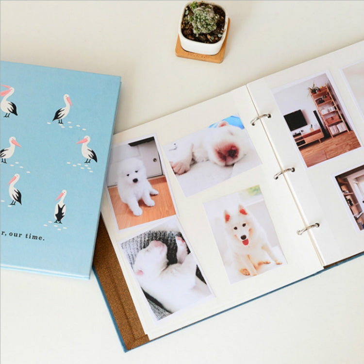DIY-Fotoalbum zum Selbstgestalten, selbstklebend, lose Blätter, He Finch, Pelican, Yellow Pear, Pink Flamingo