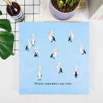 DIY-Fotoalbum zum Selbstgestalten, selbstklebend, lose Blätter, He Finch, Pelican, Yellow Pear, Pink Flamingo