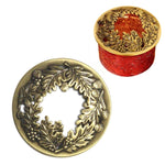 Integrierte Polythermale Anti-Hänge-Wand-Duftkerzen-Zinklegierungs-Smart-Abdeckung aus Schmiedeeisen, Blume, Goldene Schneeflocke, Heilige Frucht, Schmetterlingsliebe, 3D-Schmetterling, Libelle