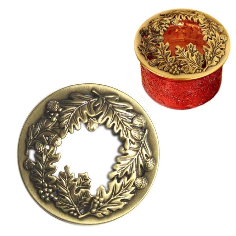 Integrierte Polythermale Anti-Hänge-Wand-Duftkerzen-Zinklegierungs-Smart-Abdeckung aus Schmiedeeisen, Blume, Goldene Schneeflocke, Heilige Frucht, Schmetterlingsliebe, 3D-Schmetterling, Libelle
