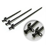 5 Stück verstärkte lange Outdoor-Campingzeltnägel aus Stahl, 20cm