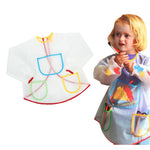 Zeichnen wasserdichte schmutzabweisende transparente Schürze für Kinder, transparente Schürze