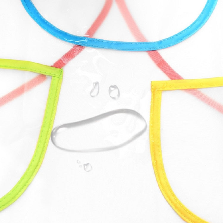 Zeichnen wasserdichte schmutzabweisende transparente Schürze für Kinder, transparente Schürze