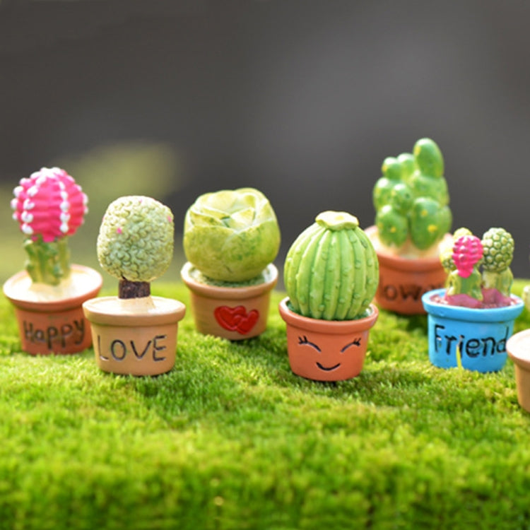 Mini Süße Topf Künstliche Pflanze Blume Miniatur Puppenhaus Dekoration Zubehör, Blau, Baby, Liebesherz, Blume, Liebe