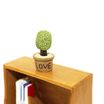 Mini Süße Topf Künstliche Pflanze Blume Miniatur Puppenhaus Dekoration Zubehör, Blau, Baby, Liebesherz, Blume, Liebe