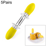 5 Paar Outdoor BBQ Edelstahl Maisgabel Obstgabel Mais-Zubereiter
