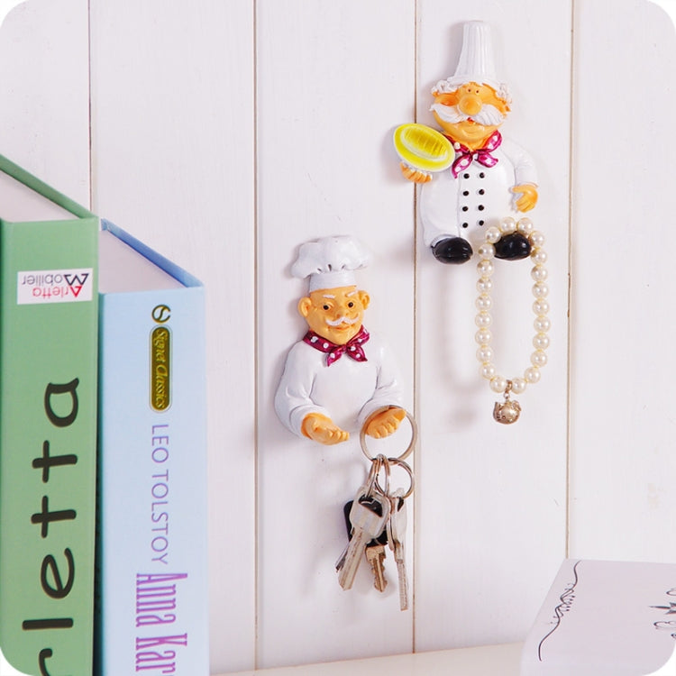 Niedlicher Wand-selbstklebender Stecker aus Harz, Haken, Küchenregal, Fußschlepper, Handschlepper