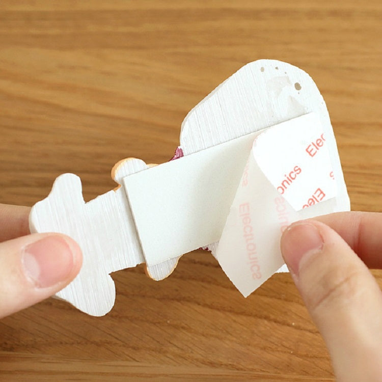 Niedlicher Wand-selbstklebender Stecker aus Harz, Haken, Küchenregal, Fußschlepper, Handschlepper