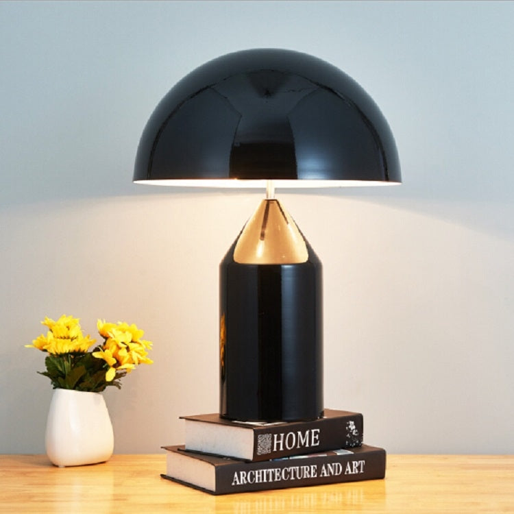 E14 LED Metall Pilz Tischlampe Schlafzimmer Dekorative Tischlampe EU-Stecker, S Schwarz, L Schwarz, S Weiß, L Weiß, S Gold, L Gold